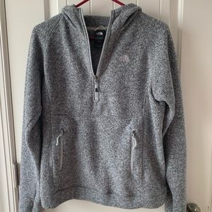 North face winter hooded sweatshirt